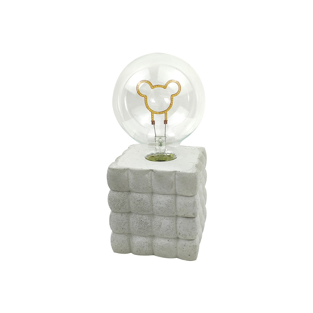 โคมไฟตั้งโต๊ะ LED Frosted พื้นผิวที่มีพื้นผิว